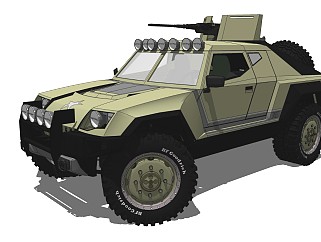 超精细汽车模型 超精细军事用车汽车模型(18)